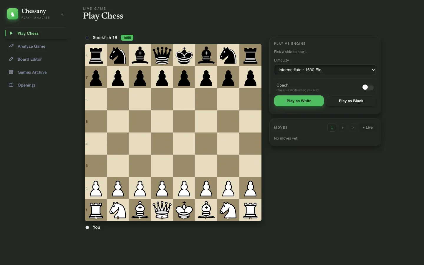 The Chessany website